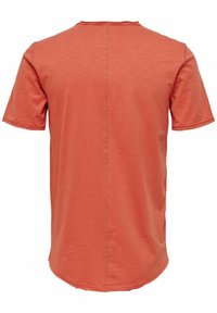 Only & Sons ONSBENNE LONGY TEE - T-shirts basic - burnt sienna