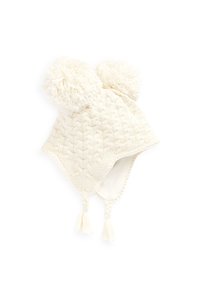 Next BABY DOUBLE POM TRAPPER HAT - Mössa - cream