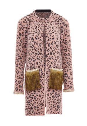 Cardigan - pink schwarz