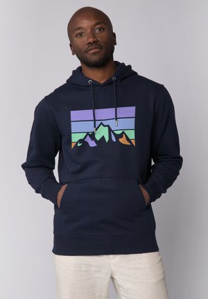 RETRO LANDSCAPE - Sweat à capuche - french navy
