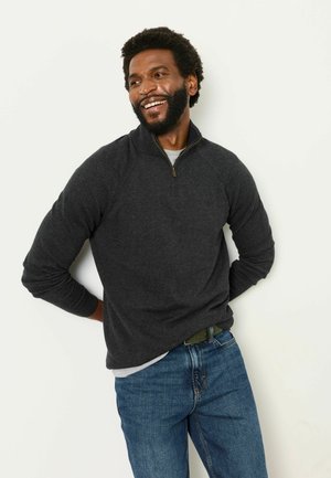 FatFace, HALF NECK KNITTED JUMPER - Strickpullover - charcoal grey