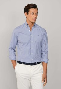 Hackett London ESS GINGHAM - Camisa - blue print