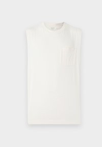 BOXY CUTOFF POCKET TANK SOLID - Top - off white