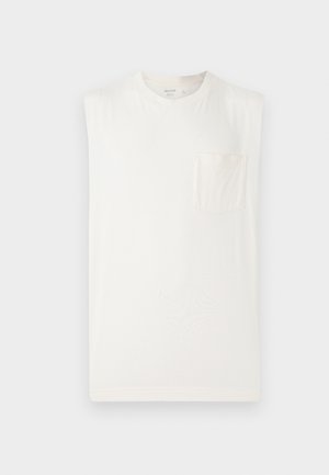 Hollister Co. BOXY CUTOFF POCKET TANK SOLID - Top - off white