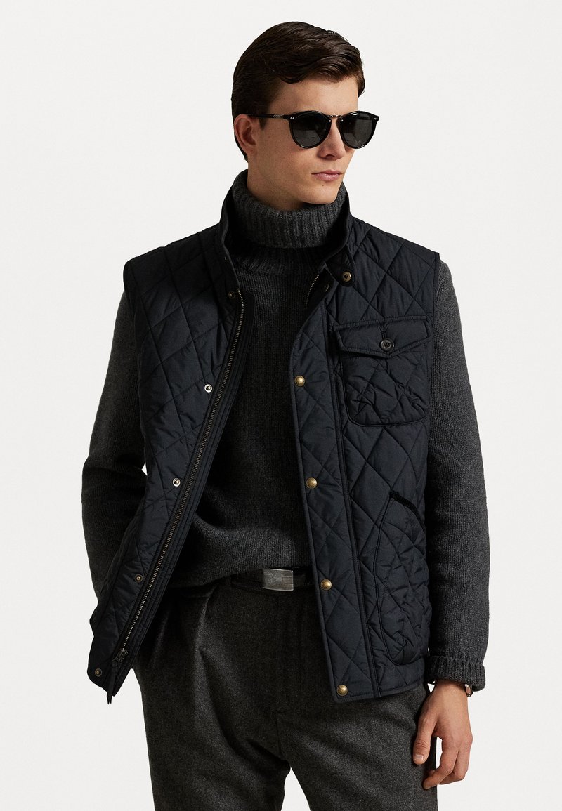 Polo Ralph Lauren THE BEATON QUILTED UTILITY GILET - Chaleco - black