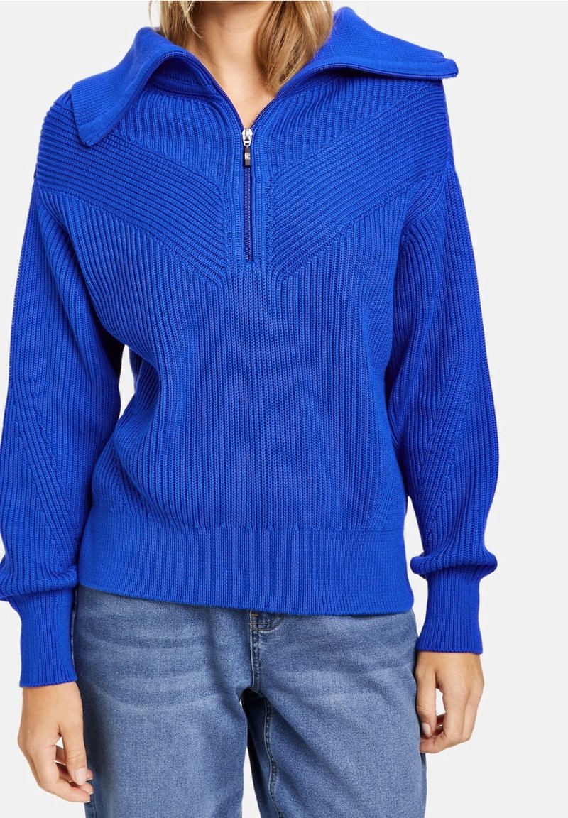 Taifun Stickad tröja - royal blue