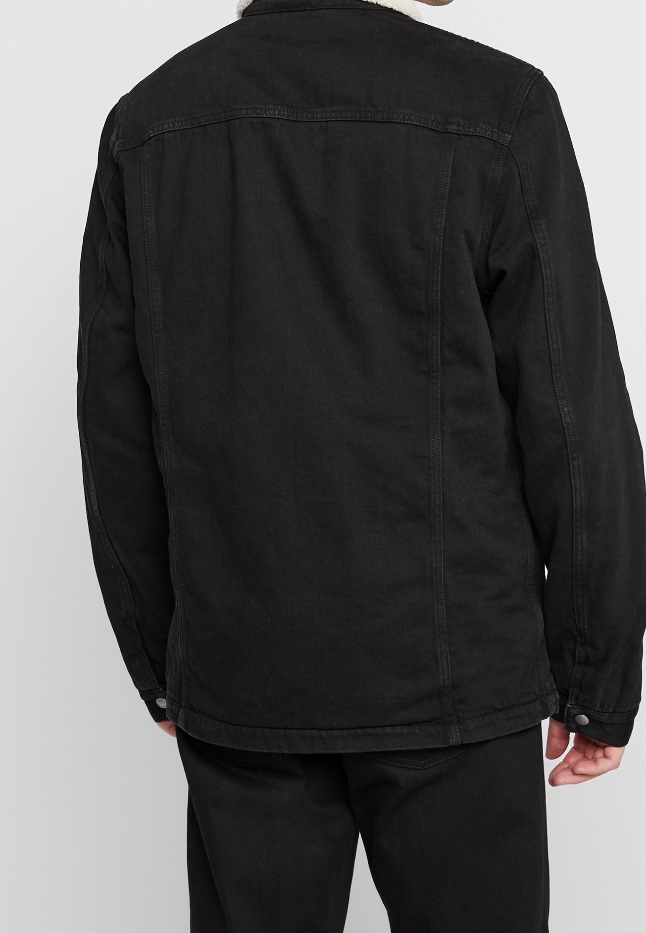 Nudie Jeans Denim jacket - black - (Pre-owned) - Zalando.ie
