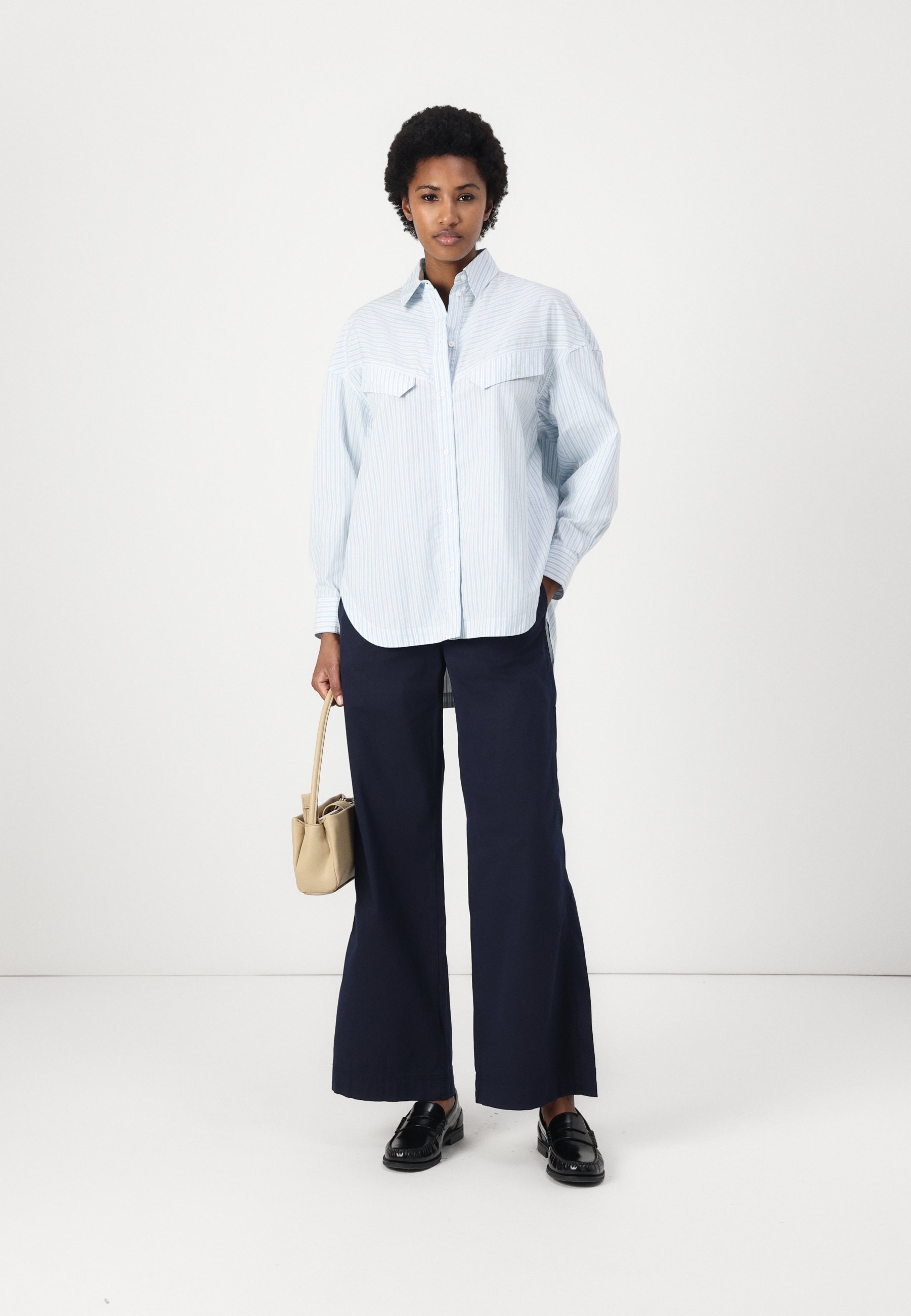 売れ筋商品|||ボス シャツ レディース トップス BERTOA - Button-down blouse - dark blue ボス シャツ レディース トップス BERTOA - Button-down blouse