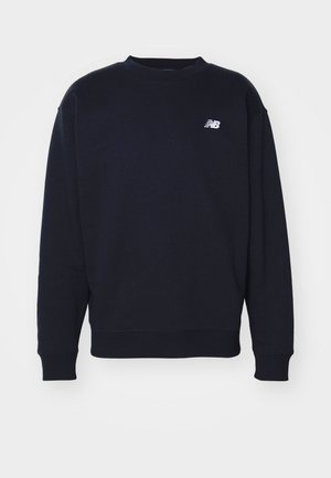 New Balance SPORT ESSENTIALS SMALL LOGO BRUSHED CREW - Bluza - black