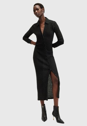 CONNIE MIDI - Skjortklänning - black