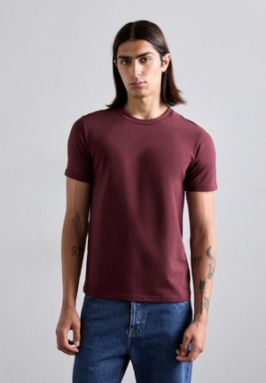STRETCH TEE - Osnovna majica kratkih rukava - burgundy