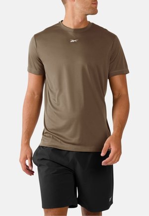 Reebok, ID TRAIN SS TECH TEE-GREY. - T-shirts basic - trek grey