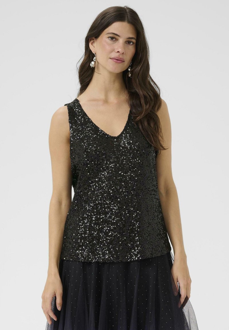 Cream CRDIDDI TOP - Top - pitch black