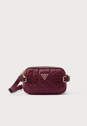 PAISLEIGH MINI CAMERA BAG - Bandolera - burgundy