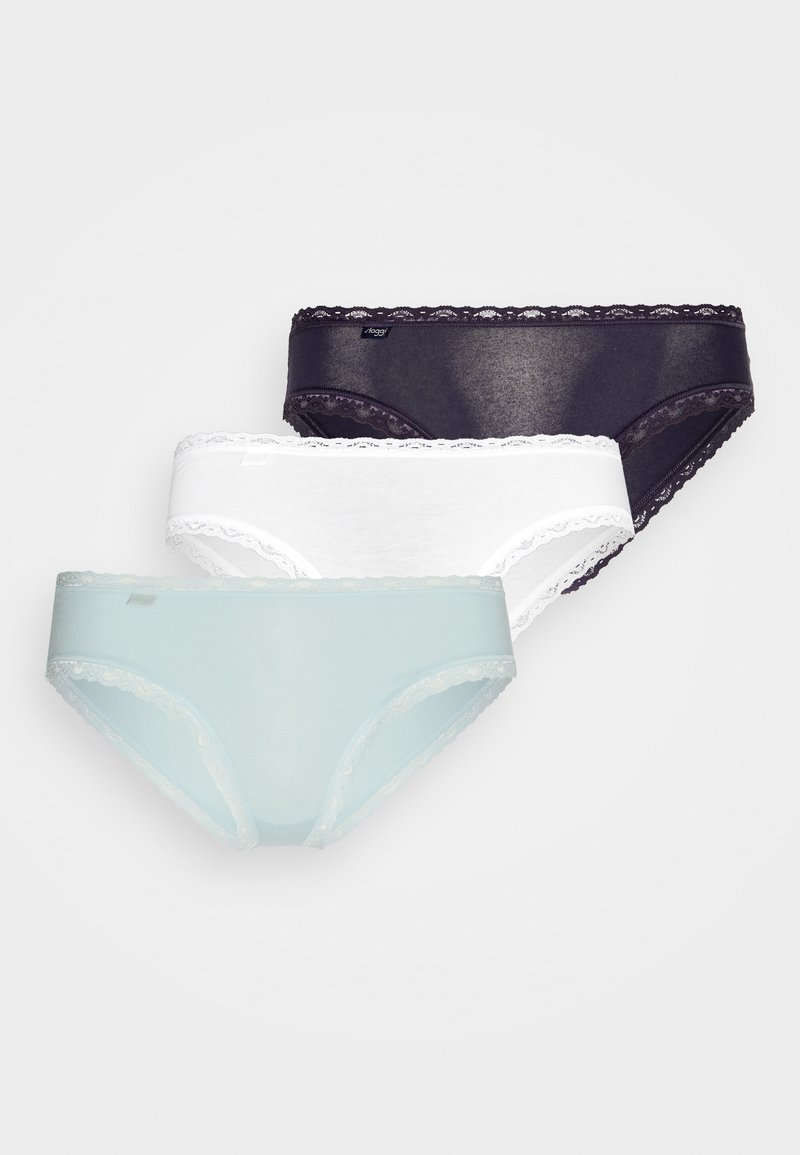 Damen Kleider | Sloggi WEEKEND HIPSTER 3 PACK Slip blue/white/dark blue/dunkelblau - EW13978 Damen Kleider | Sloggi WEEKEND HIPSTER 3 PACK Slip blue/white/dark blue/dunkelblau - EW13978