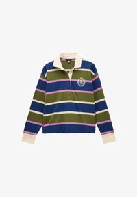 Selected, blue/green stripe