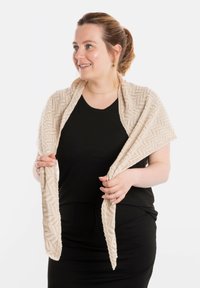 Knit Factory VERA - Sjaal - ecru dark beige