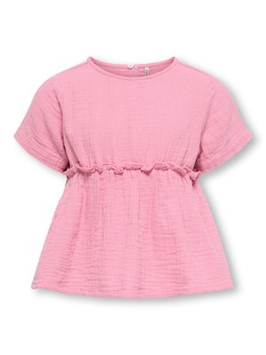ONLY MINI KMGTHYRA LIFE S/S TOP WVN NOOS - Bluse - cashmere rose