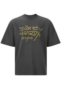 Ed Hardy MELROSE TIGER - Print T-shirt - charcoal