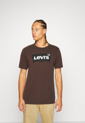GRAPHIC CREWNECK TEE - T-shirt z nadrukiem - hot fudge