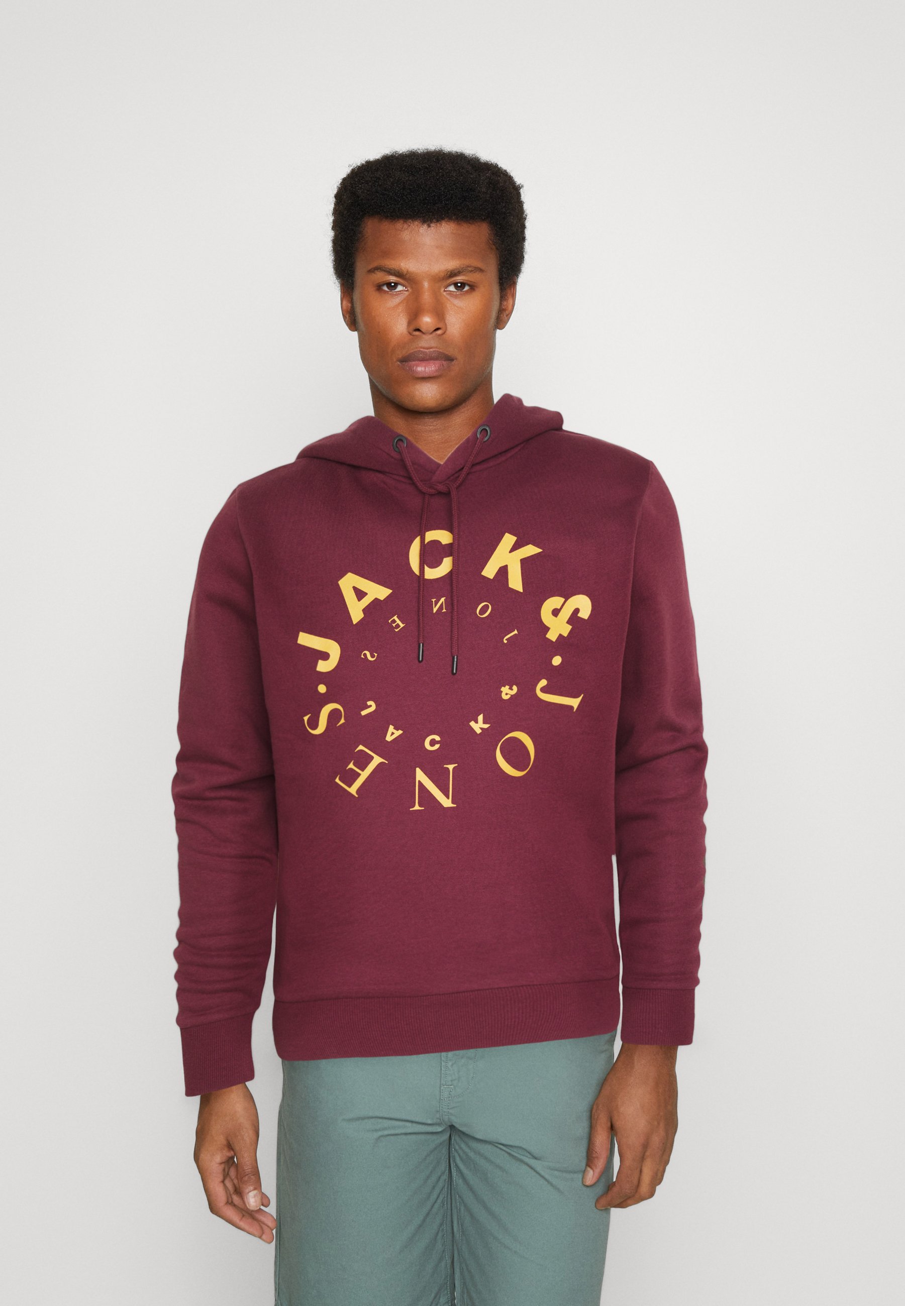 JACK & JONES Herren Kapuzenpullover Jorclean Sweat Hood – Bequemer Hoodie Mit Logo, Kängurutasche