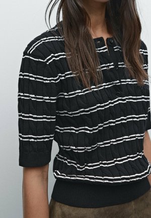 Print T-shirt - dark blue