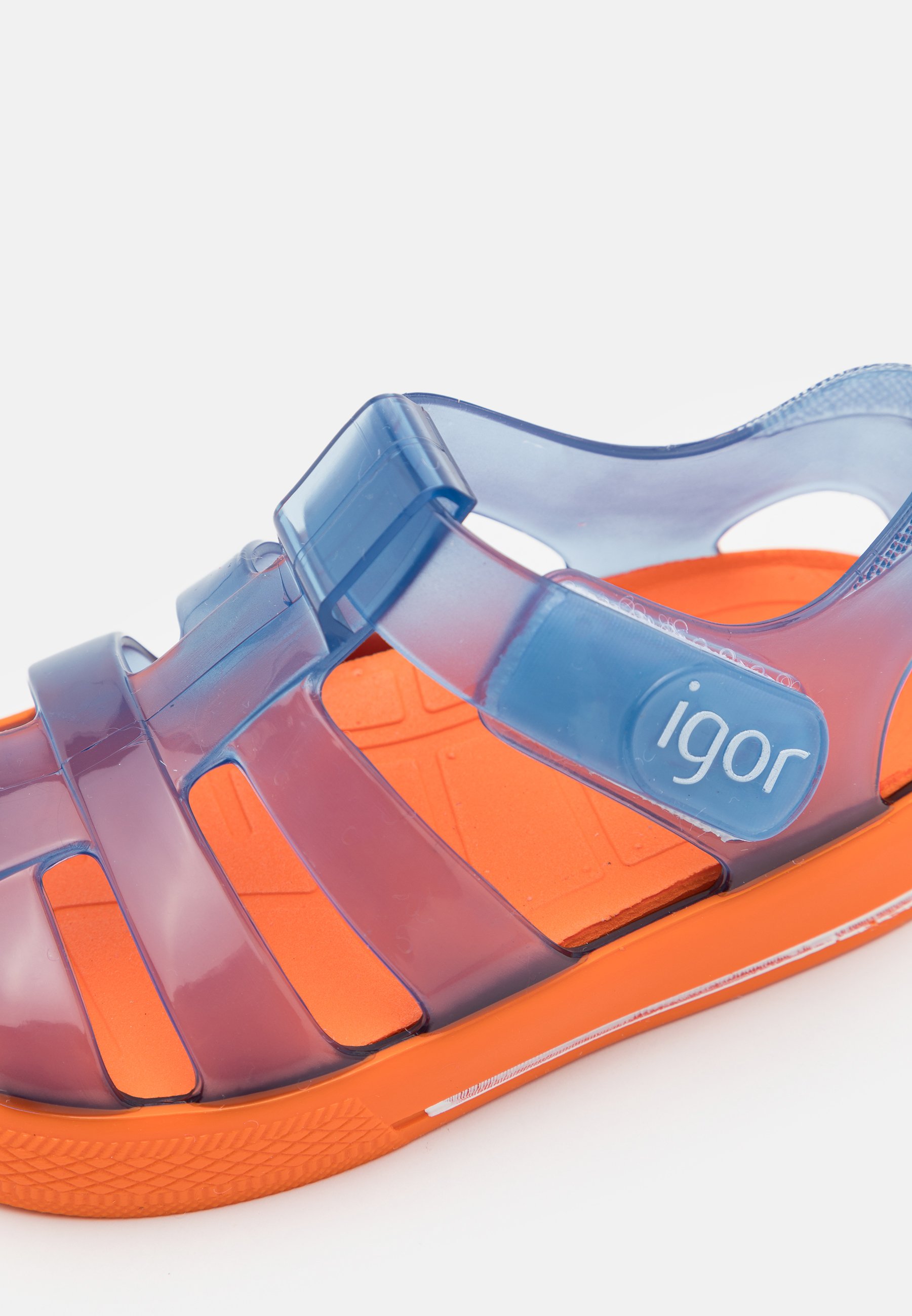 IGOR STAR BICOLOR UNISEX - Sandalias - marino/naranja/azul marino -  Zalando.es