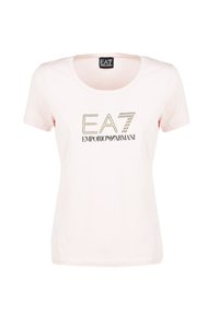 EA7 Emporio Armani EVOLUTION  - T-shirt con stampa - mauve chalk