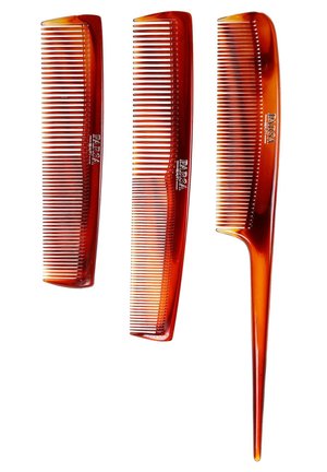 3-TEILIGES KAMMSET MIT STIELKAMM, FRISIERKAMM UND TASCHENKAMM - Hair styling accessory