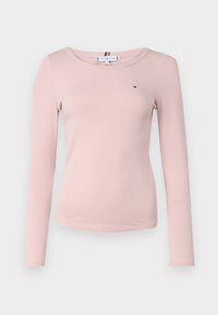 Tommy Hilfiger SLIM  - Long sleeved top - foggy pink