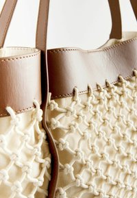Next KNOTTED - SHOULDER REGULAR FIT - Shopping Bag - tan brown