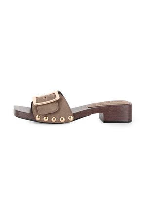 Blogger, SANDALIAS DE TACÓN BLOGGER DE MUJER MODELO LADY - Sandalias planas - khaki