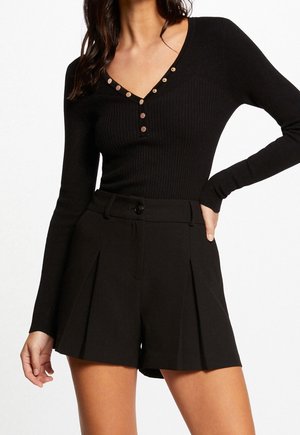 Strickpullover - black