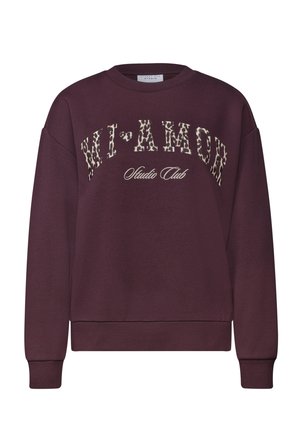 Street One Studio, LOOSE FIT CREW NECK SWEATSHIRT - Sweatshirt - very berry