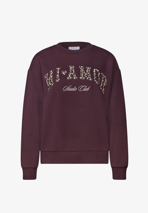 Street One Studio, LOOSE FIT CREW NECK SWEATSHIRT - Sweater - very berry