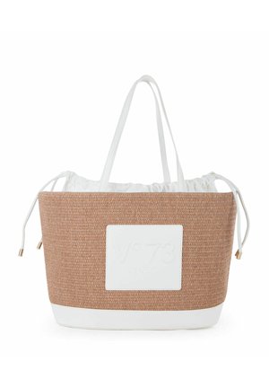 V73 SHOPPING CAT - Bolso shopping - bianco