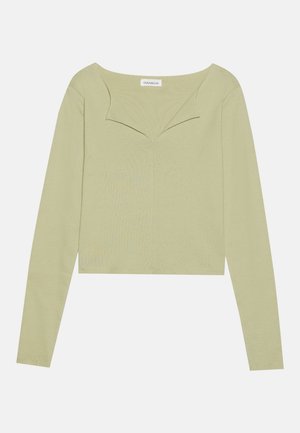 Even&Odd Long sleeved top - khaki