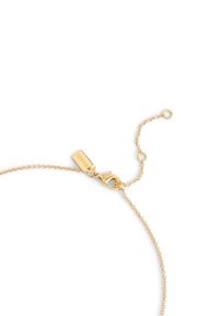 Guldkedja armband med en krabbklo och justerbara länkar, som visar en delikat, tunn design med en glänsande metallfinish.