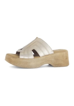 Gabor, Heeled mules - beige
