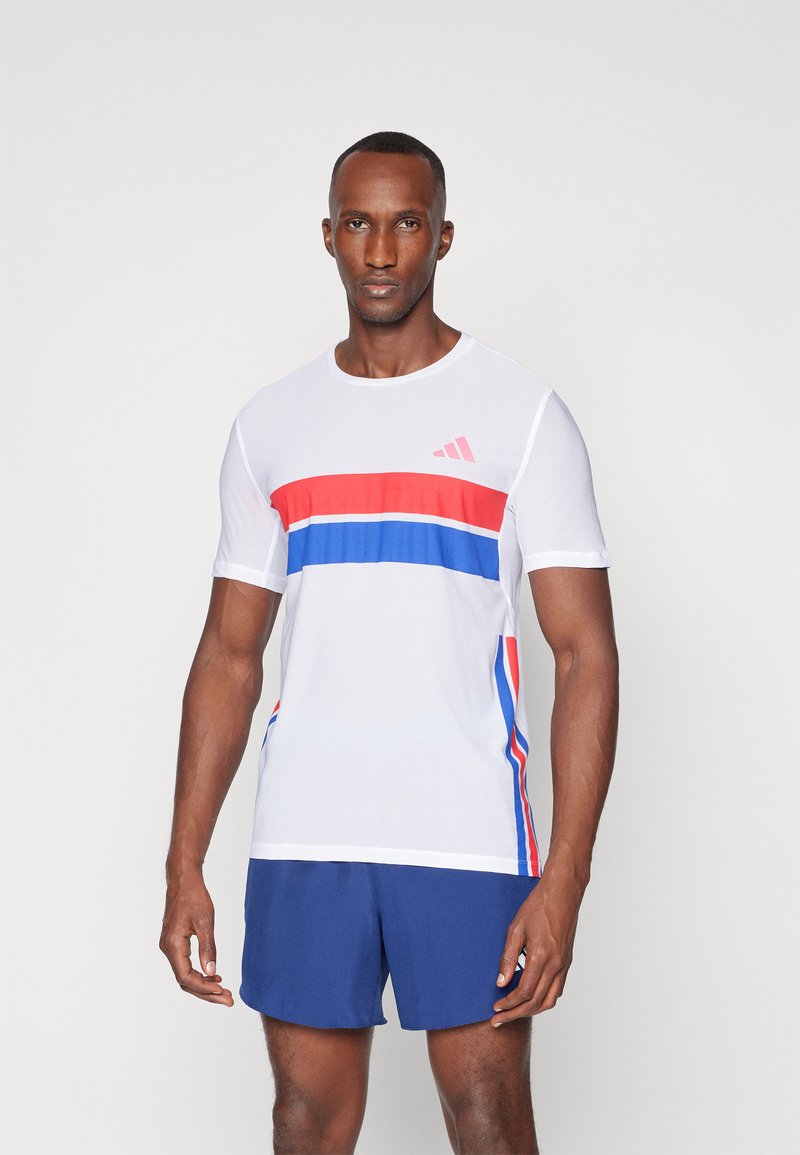 adidas Performance - ADIZERO RETRO - Sports T-shirt - white, Enlarge