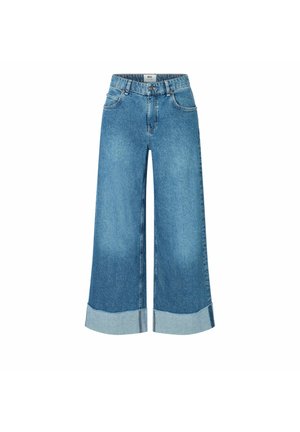 NEVADA WIDE FIT - Flared Jeans - darkblue