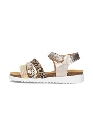 Develab PLATTE - Sandalen - gold-coloured