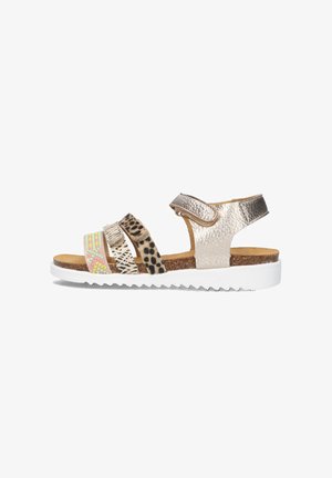 Develab PLATTE - Sandalen - gold-coloured