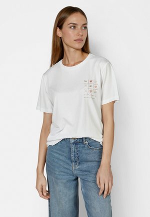Marc Aurel, T-Shirt print - white