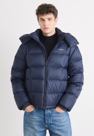 DETACHABLE HOOD - Gewatteerde jas - dark sapphire