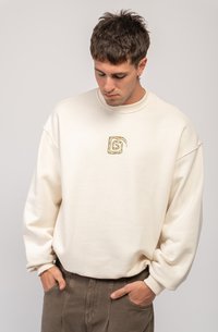 Kaotiko CREW FRONTIER UNISEX - Sudadera - ivory