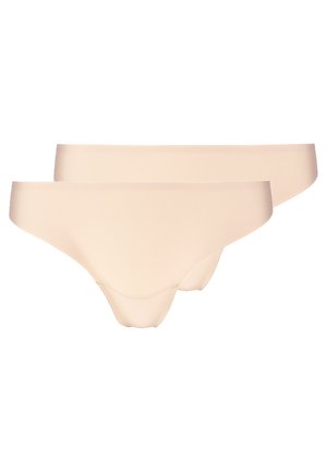 MAGIC Bodyfashion DREAM INVISIBLES 2 PACK - Tanga - latte