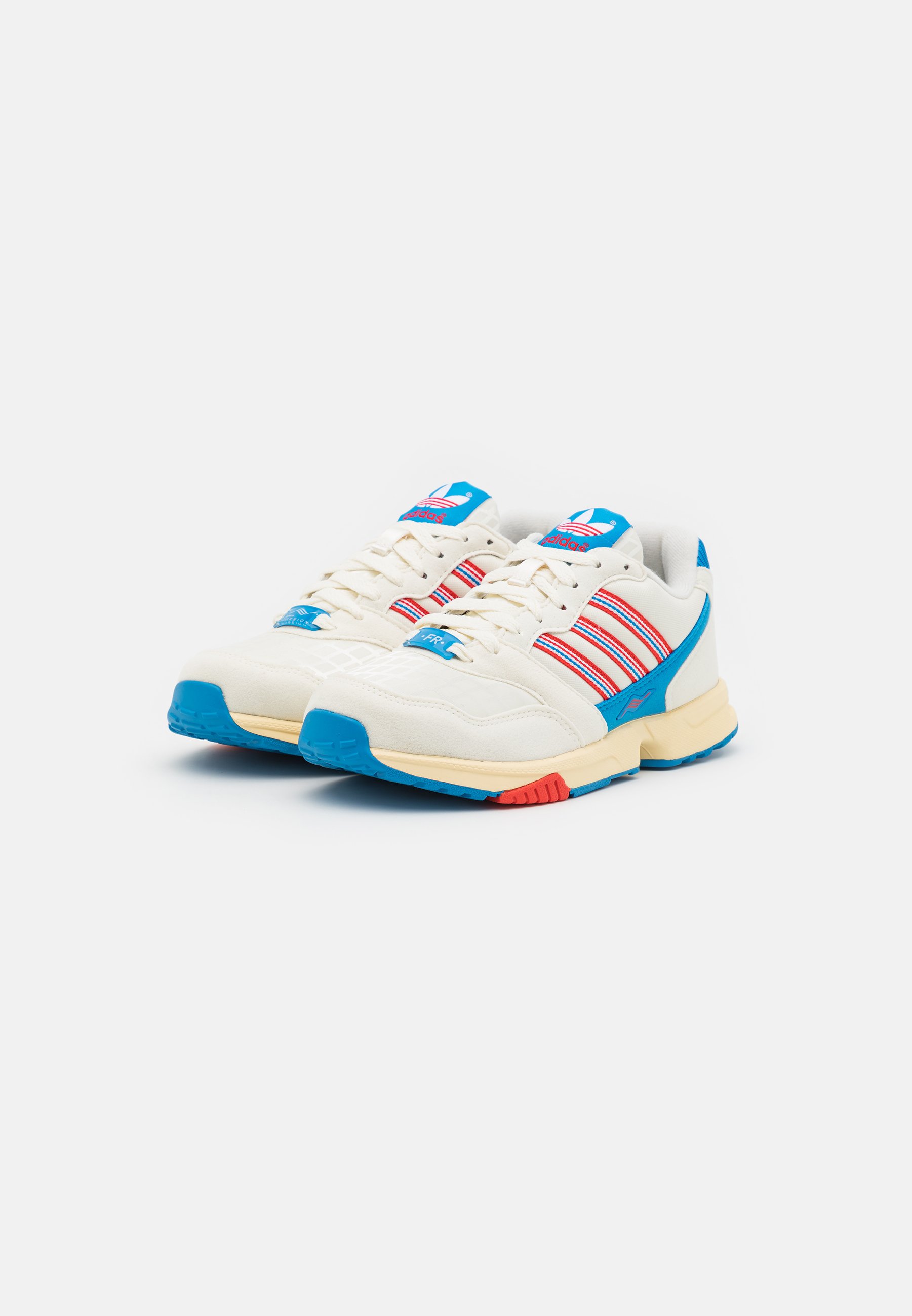 adidas Originals ZX 1000 C UNISEX - Sneakers basse - offwhite/active  red/bright blue/bianco - Zalando.it