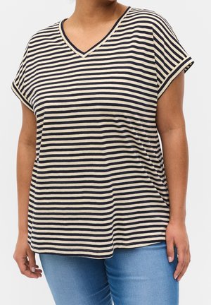 T-shirt con stampa - blue