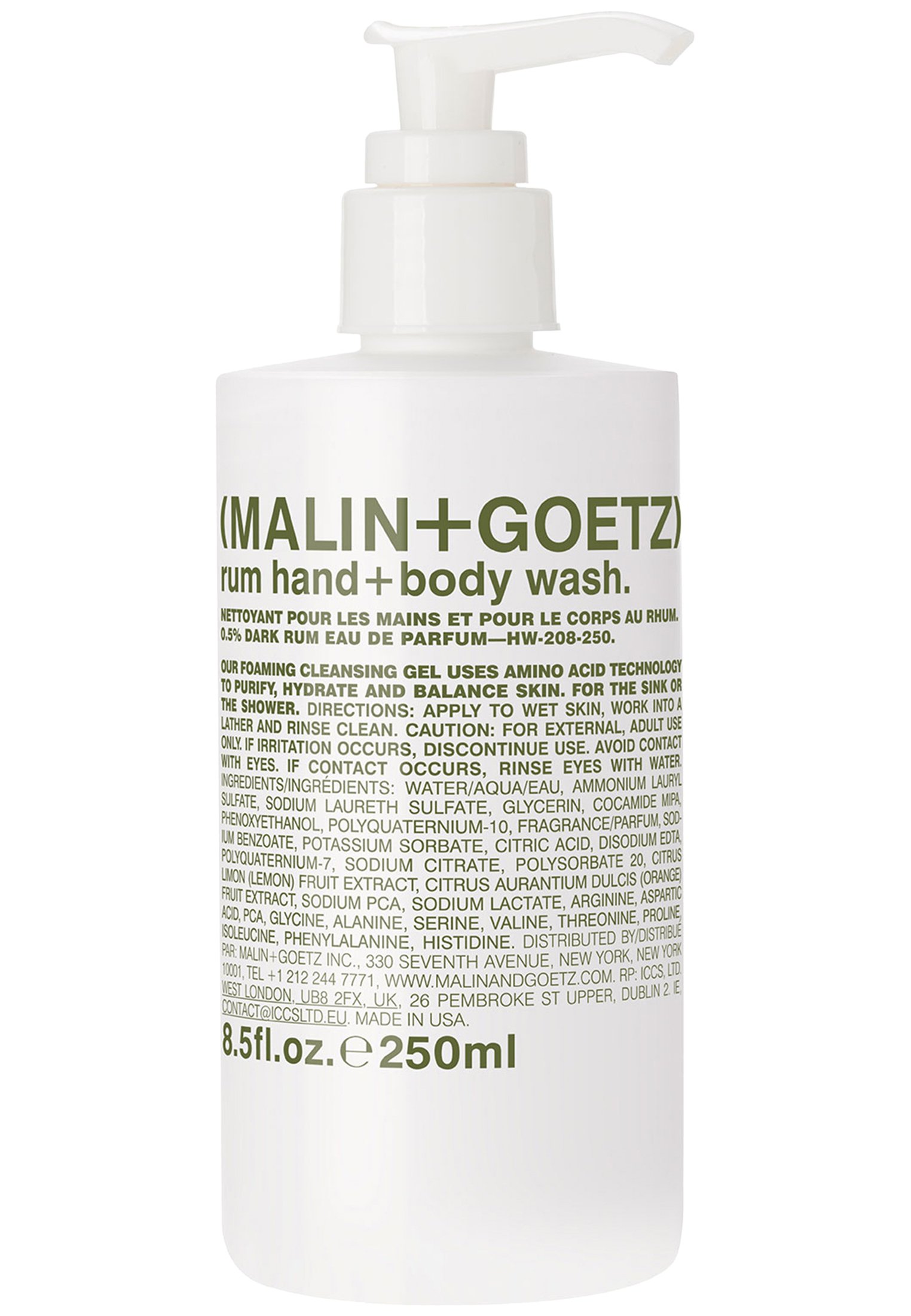 Malin Goetz Duschgel Seife Rum Hand Body Wash Shower Gel Zalando De